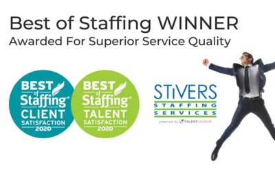 Stivers Wins ClearlyRated’s 2020 Best of Staffing Client and Talent Awards