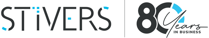 Stivers Logo: Stivers company logo without "Powered by TL".